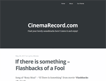 Tablet Screenshot of cinemarecord.com